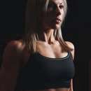 Lesbian Fitness Freak with Sporty Body in Bloomington
